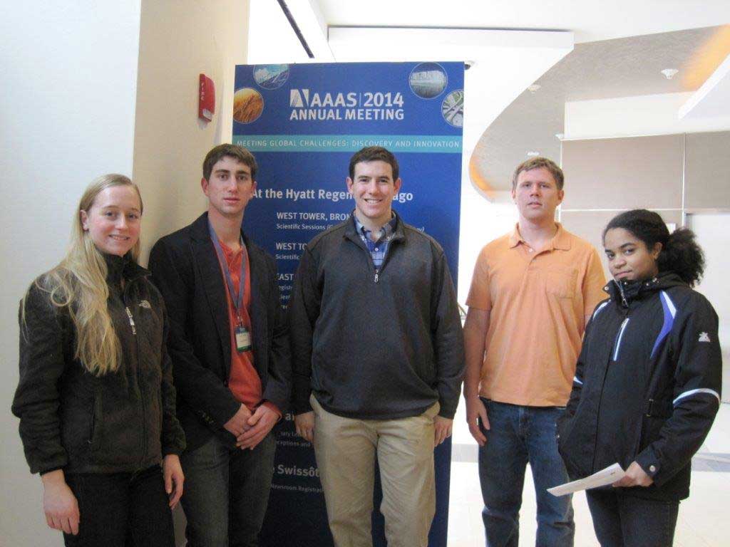 Lehigh University Science and Environmental Writing Program - students at the AAAS 2014 Annual Meeting